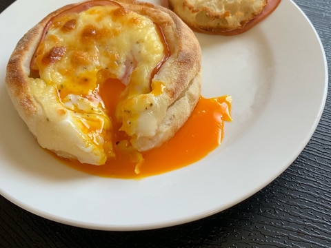 イングリッシュマフィンで簡単朝食